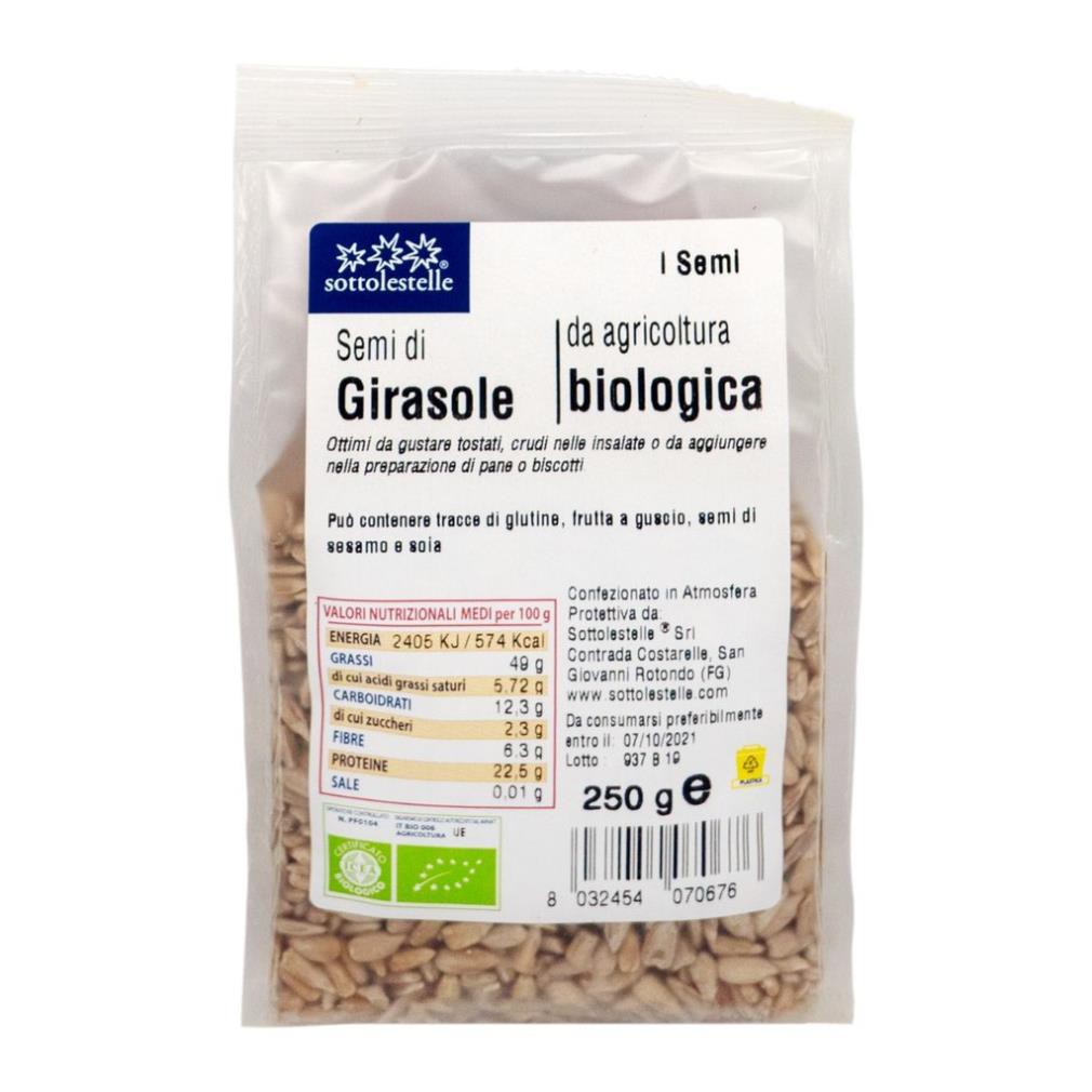 Hạt hướng dương hữu cơ 250g Sottolestelle