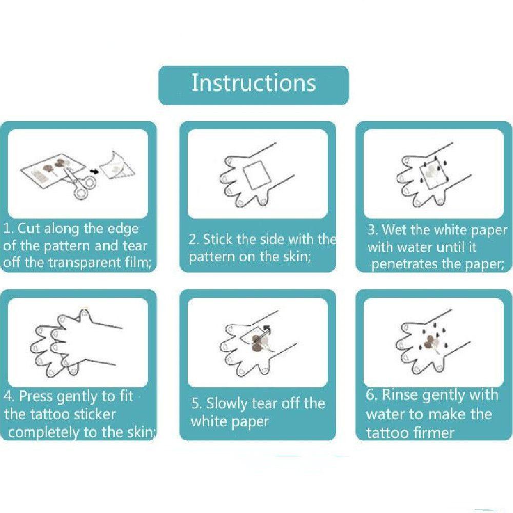 Set 20 Hình Xăm Dán One-time Chất Lượng Cao