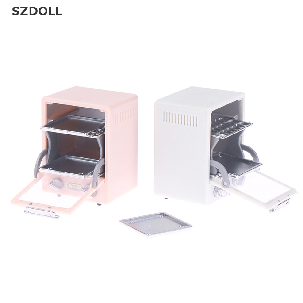 Lò nướng dọc 1:12 mini trang trí nhà búp bê