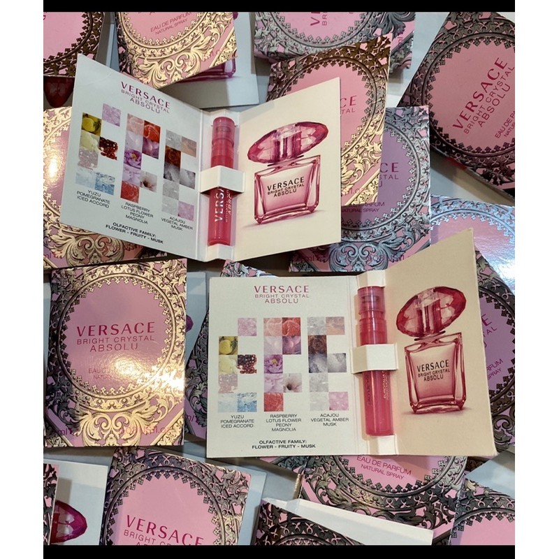 [Hàng hot] - vial nước hoa nữ Versace Bright Crystal Absolu