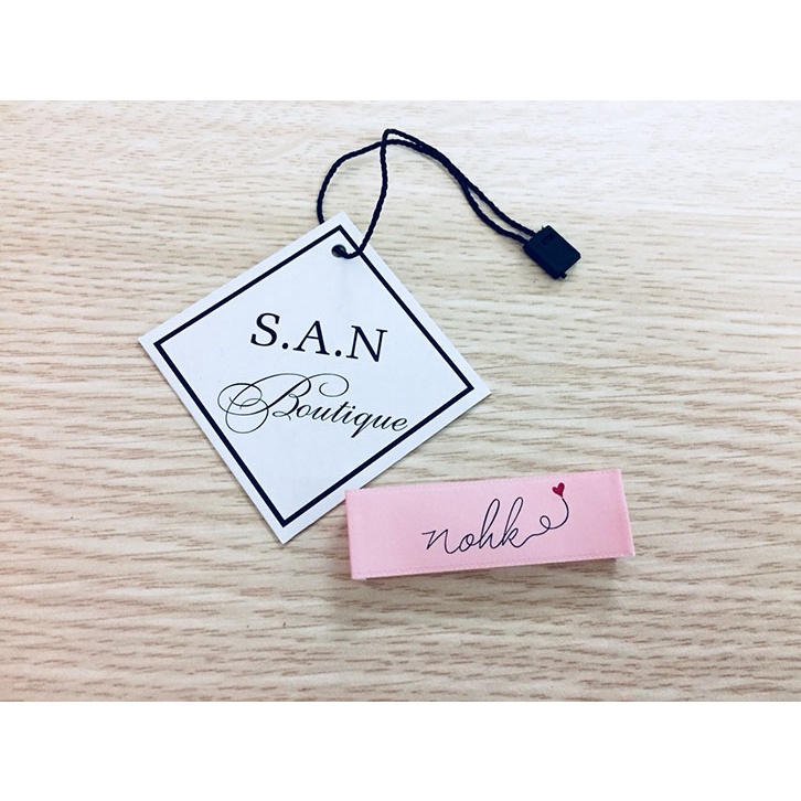Tag Quần Áo, Mác Treo Quần Áo, Thẻ Treo Thời Trang Size 4,8x4,8cm Có Đục Lỗ, Thiết kế theo yêu cầu