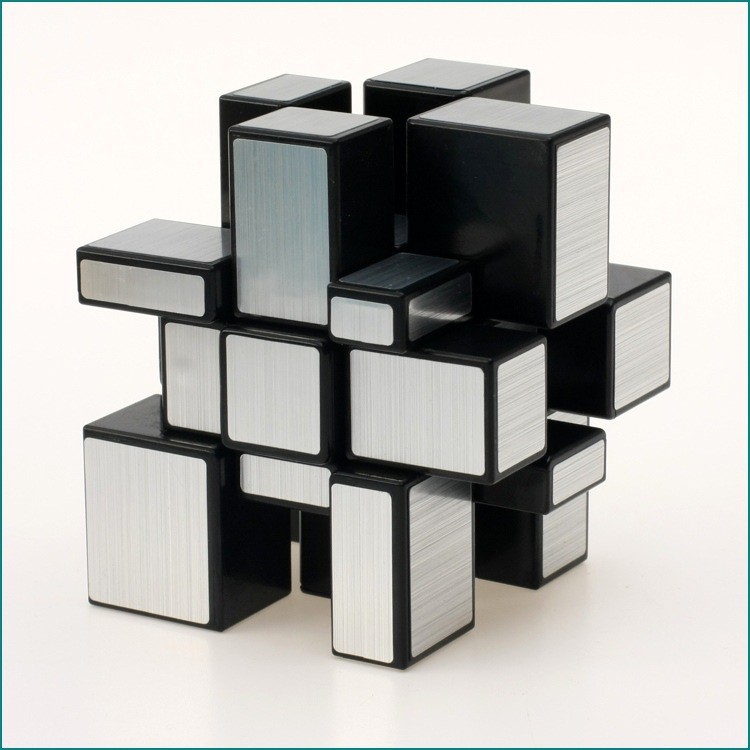 Rubik Mirror 3x3 Shengshou, Rubik Gương 3x3 Màu Bạc - Rubik Biến Thể