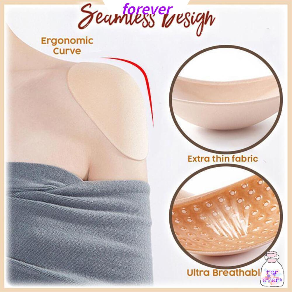 Set 2 miếng đệm vai vô hình mềm tự nhiên không trơn