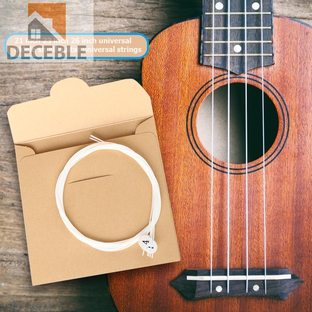 Set 4 Dây Đàn Ukulele Thay Thế 21 23 26 Inch