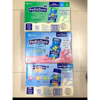 Thùng 24 chai Sữa nước Pediasure Hương vani , xánh lá , dâu , socola Mỹ