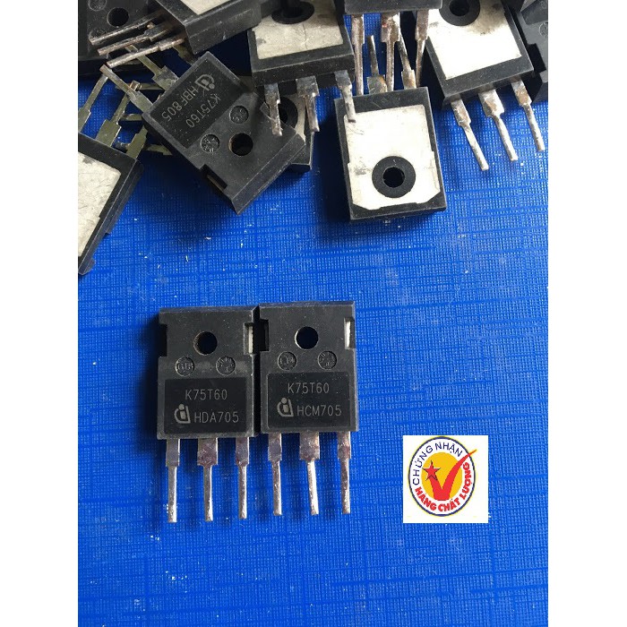 K75T60, K75T60A IGBT 75T60 bóc máy nguyên zin 75A 600V