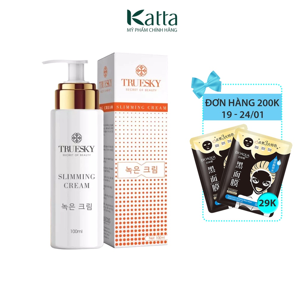 Kem tan mỡ bụng chiết xuất quế gừng dạng vòi nhấn phiên bản cao cấp - Slimming Cream 100ml - Katta