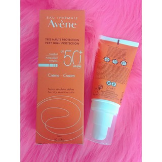 Kem chống nắng Avene very high protection cream SPF50+ 50ml dành cho da khô nhạy cảm