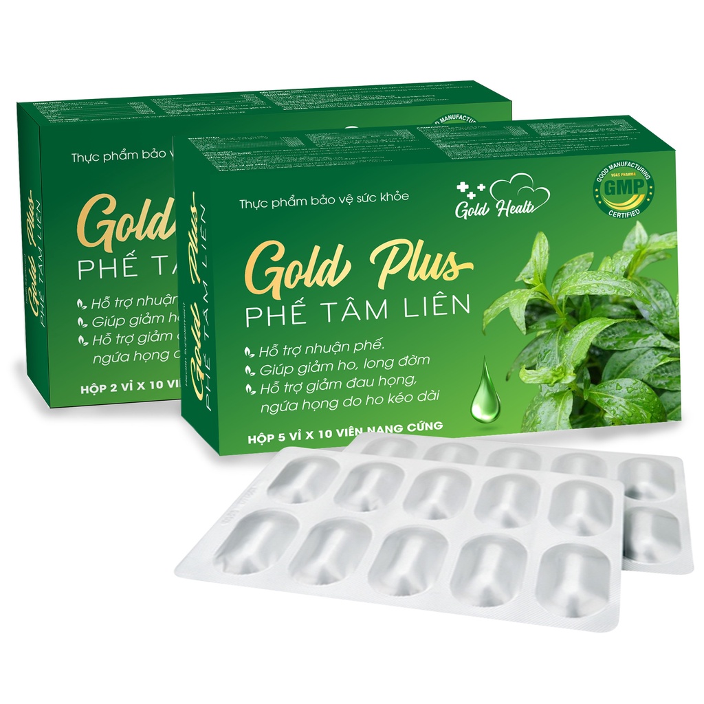 Gold Plus Phế Tâm Liên (5 Vỉ)