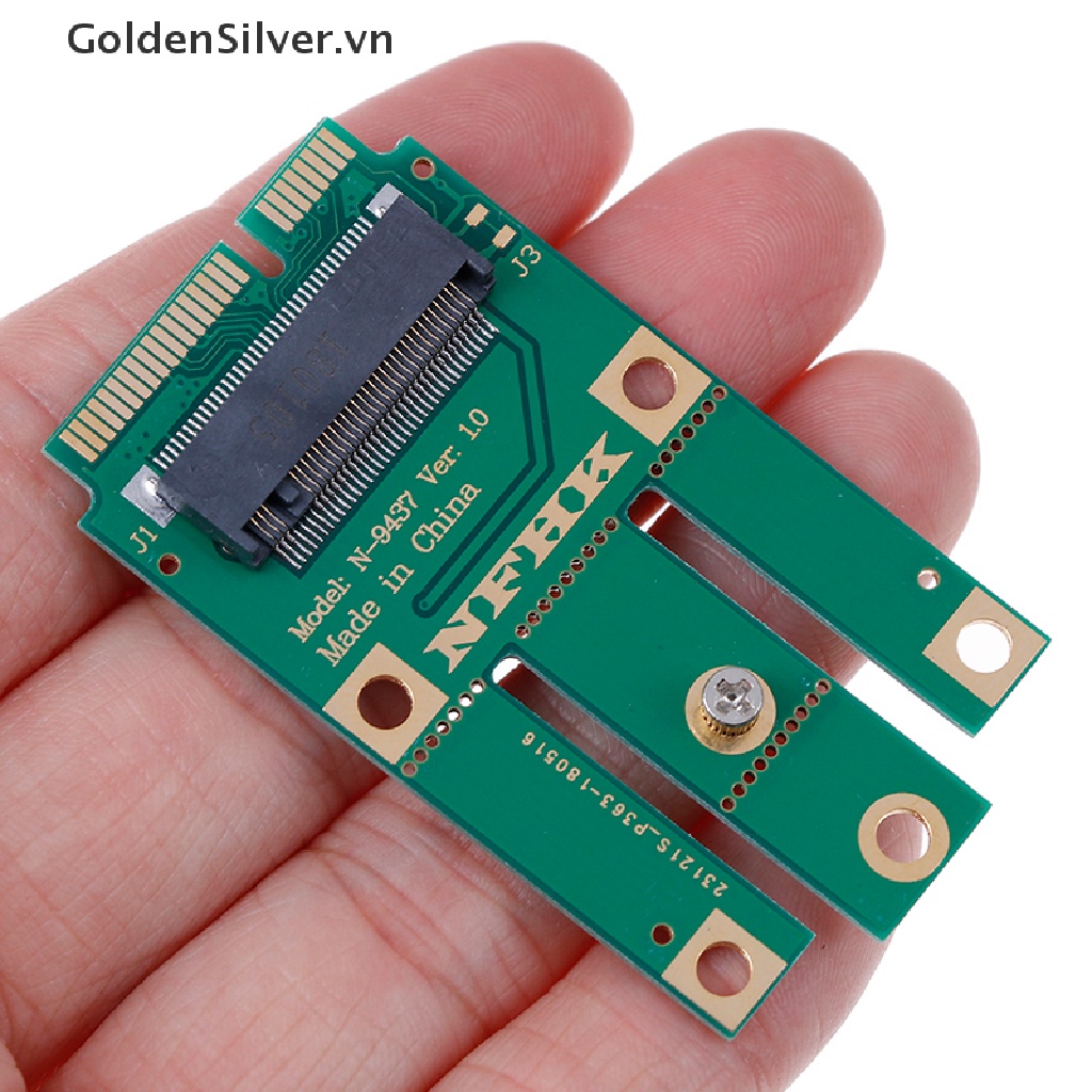 Mô-đun Không Dây A + E key A key M.2 NGFF Sang MINI PCIE Cho Thẻ Không Dây