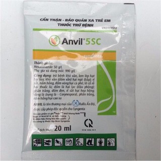 Thuốc trị nấm, đốm đen, rỉ sắt cây trồng - Anvil 5SC 20ml