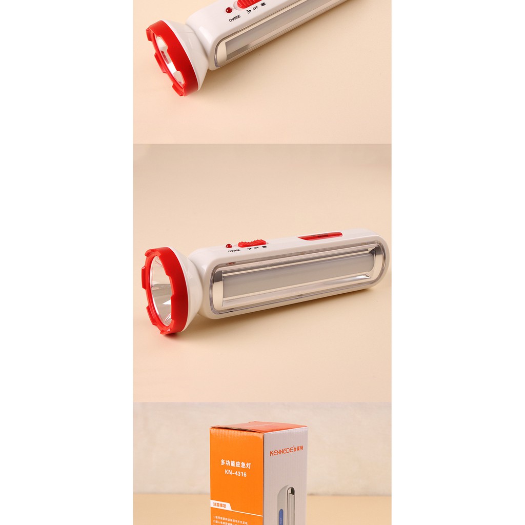 [ Loại to ] Đèn pin tích điện đa năng sáng mạnh KY-4316 | Đức Hiếu Shop | BigBuy360 - bigbuy360.vn
