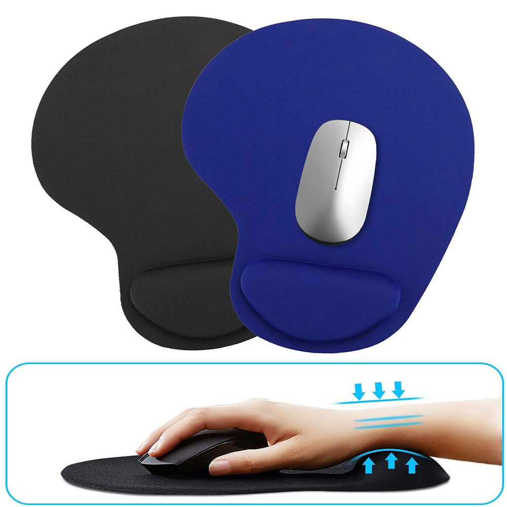 MAYSHOW Thicken Mouse Pad Soft Wrist Support Wrist Rest Ergonomic Sponge Home Office Comfortable Non Slip Mice Mat/Multicolor