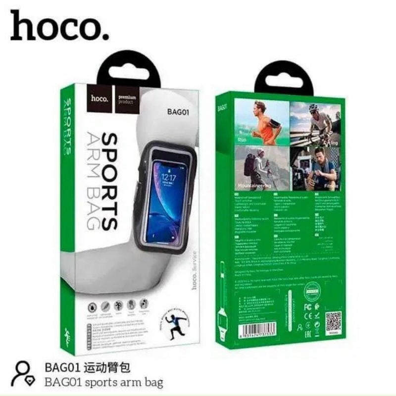 Bao Đeo Tay Điện Thoại Chạy Bộ Thể Dục Siêu Mỏng Nhẹ  Đeo Bắp Tay Điện Thoại chính hãng hoco.