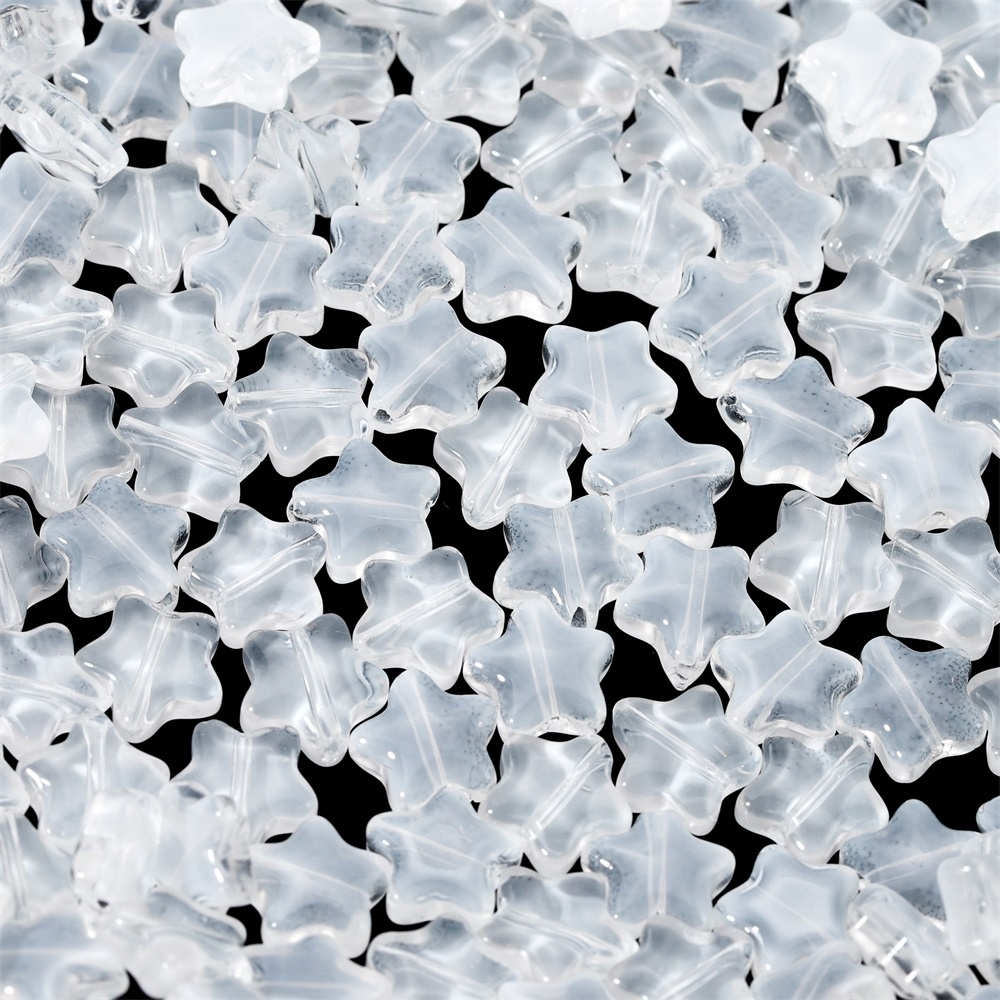 St.kunkka 20-50 cái / túi acrylic hạt ngôi sao năm cánh hạt đầy màu sắc để làm đồ trang sức DIY