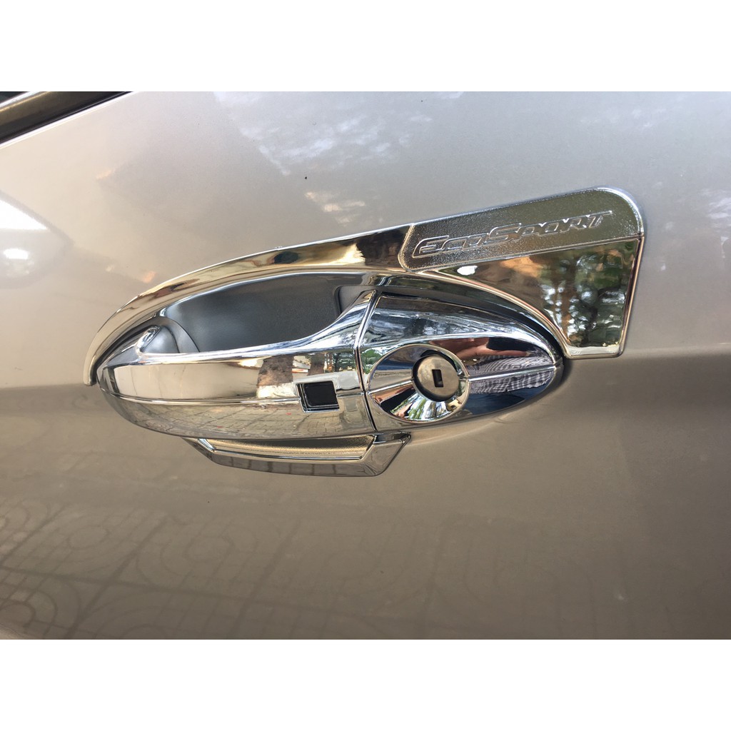 Ốp Hõm Cửa Xe Ecosport 2014 đến 2020 mạ crom cao cấp