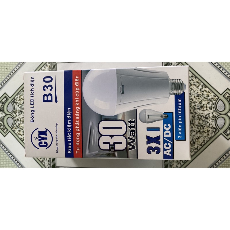 Bóng LED Tích Điện CYX 20W - 30 W