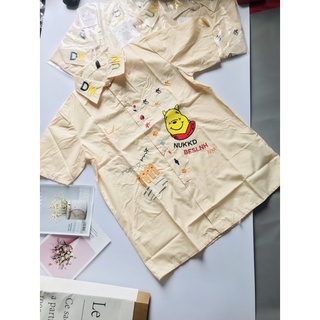 [ kèm Ảnh Thật ] Áo Sơ Mi Gấu Chữ