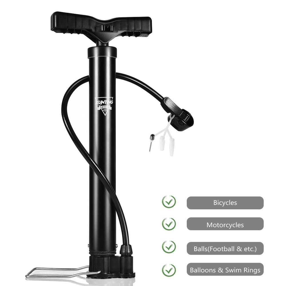 Bơm Xe Đạp/Xe Máy/Xe Hơi Mini Áp Suất Cao 120PSI