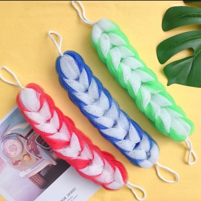 Bông tắm dài_ cọ lưng_loại 7 mắt và 9 mắt