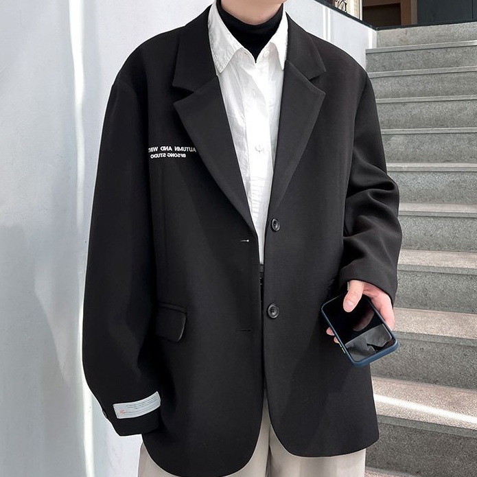 Áo blazer nam dáng hàn quốc, áo khoác ngoài vest nam mặc ngoài form rộng đi chơi đi học thời trang ulzzang hàn quốc | BigBuy360 - bigbuy360.vn