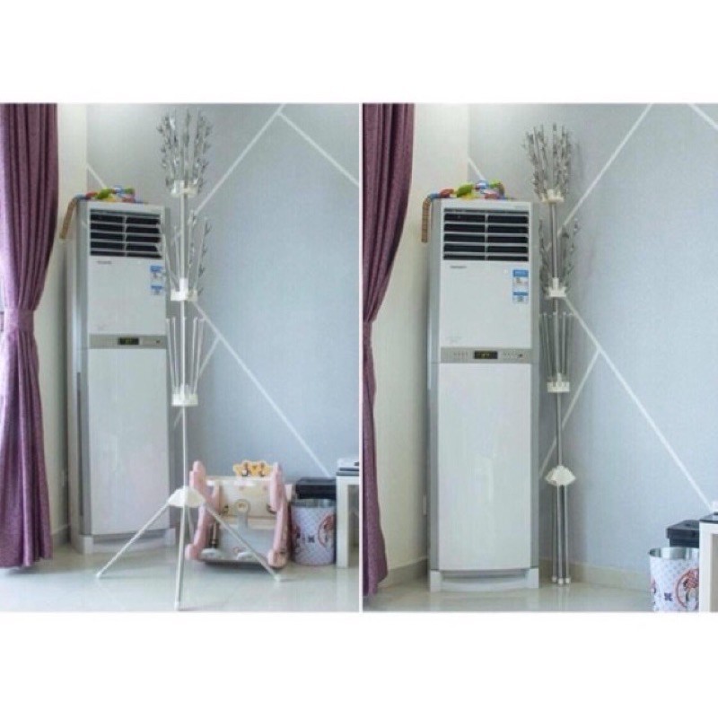 (Sỉ) Cây Phơi Quần Áo 3 Tầng Làm Bằng Inox Cao Cấp 56 móc kẹp