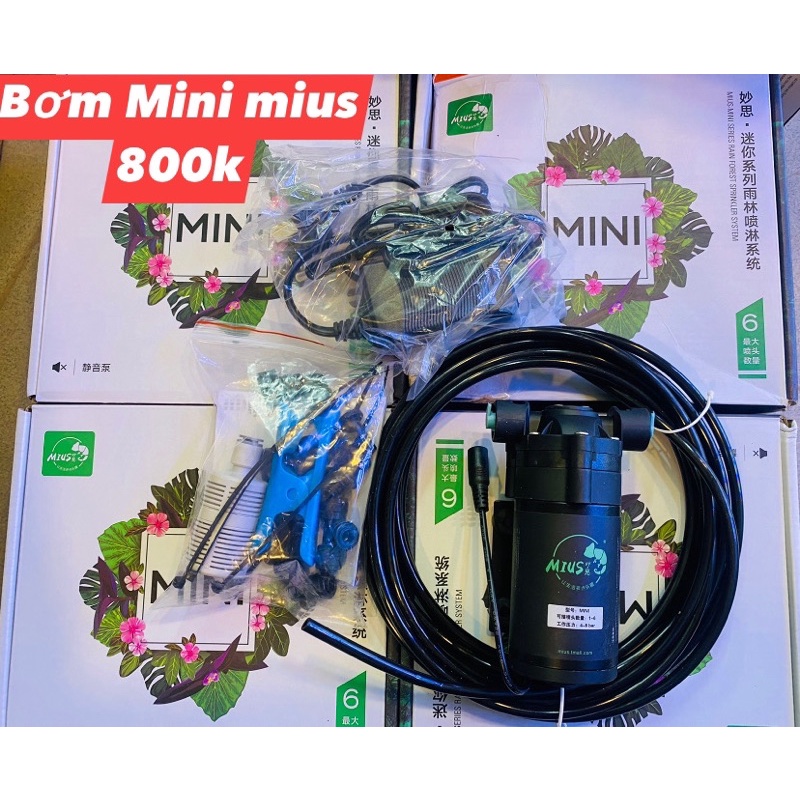 Máy bơm phun sương siêu mịn MIUS Mini - Smart - Máy phun sương chuyên hồ bán cạn