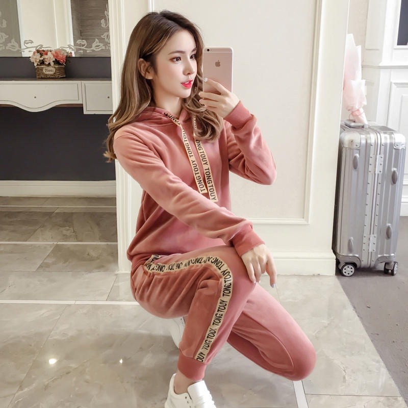 Set Nhung Mũ Chạy Viền sang chảnh