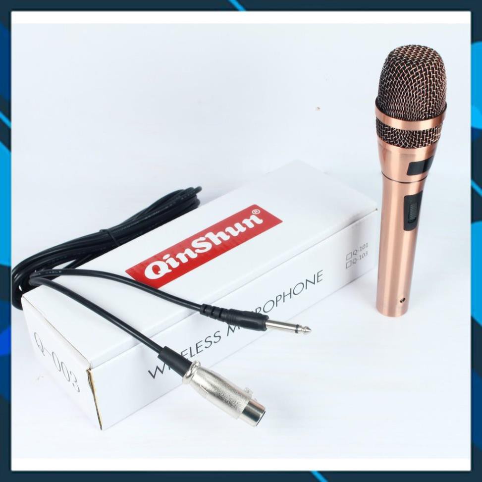 Micro dây karaoke tuyệt đỉnh Quishin S-003 hút âm cực tốt, hát cực hay nay đã có mặt tại Việt Nam độc quyền chính hãng