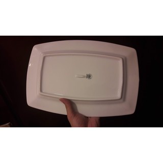 Đĩa chữ nhật 12 Ohio đĩa sứ 31x22cm