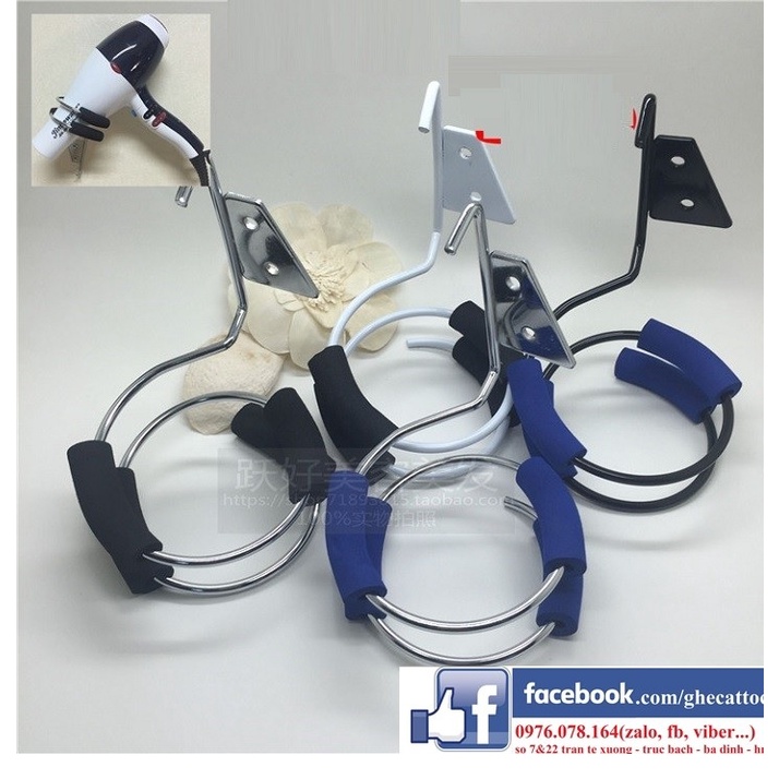 Kệ Giá Để Máy Sấy Tóc Cho Salon Cao Cấp Inox