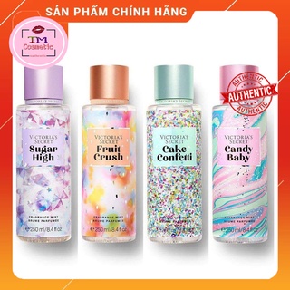 [CHÍNH HÃNG] Xịt Thơm Toàn Thân Body mist VS Sugar High, Fruit Crush, Candy Baby, Cake Confetti [ 250ml]