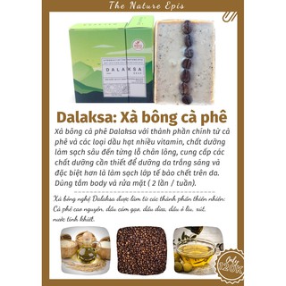 Xà bông Cà Phê Đăk Lăk Tắm & Rửa Mặt Thiên Nhiên Sạch Sâu, Sáng Mịn Epis Dalaksa