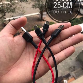 Cáp dù chân Typec dài 25cm