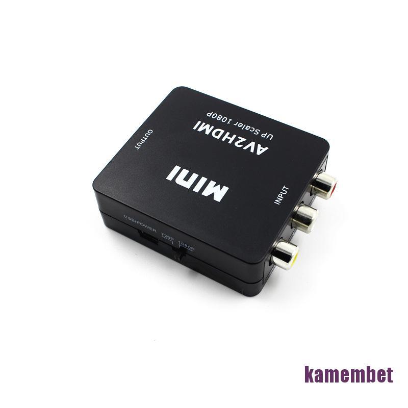 Bộ Chuyển Đổi Mini Rca Av Sang Hdmi 2 Hdmi 1080p Tiện Dụng