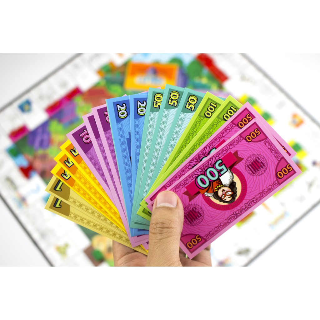 Trò chơi Cờ tỷ phú Monopoly cơ bản Việt hóa dành cho trẻ em từ 8 tuổi trở lên, dạy trẻ tư duy làm giàu