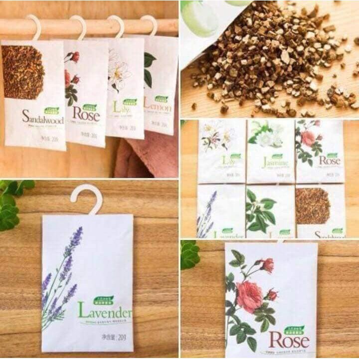 Túi thơm để tủ quần áo*FREESHIP*Túi thơm phòng thảo mộc thiên nhiên-Túi thơm quần áo mini (Tuyển Sỉ)