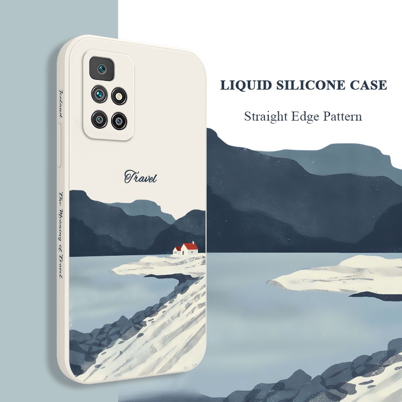 Ốp Điện Thoại Silicon Họa Tiết Iceland Cho xiaomi redmi 12c 12 10a 10 10c 5g 4g 2022