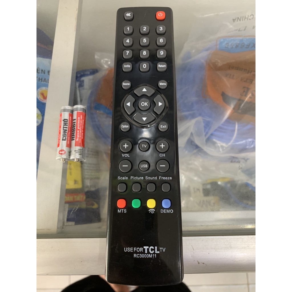 Remote Tivi-Điều khiển tivi LCD TCL RC3000M11 (tặng đôi pin)