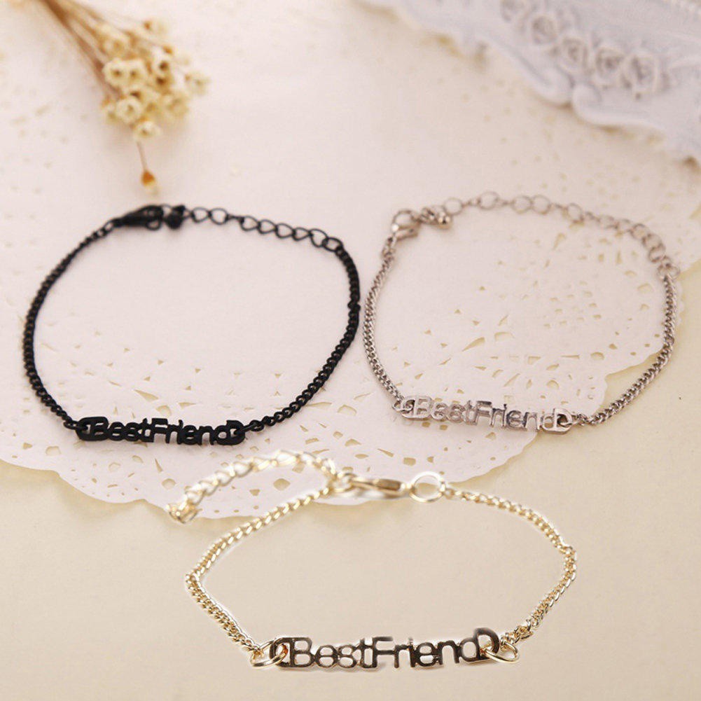 Vòng đeo tay mặt chữ Best Friends độc đáo thời trang cho nữ