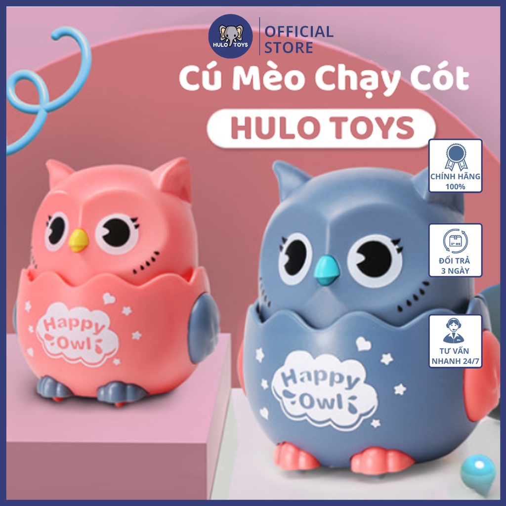 Đồ Chơi Cú Mèo Hulo Toys Chạy Cót, Cú Mèo Dễ Thương, Nhựa An Toàn, Nhiều Màu Sắc, Đồ Chơi Cho Bé