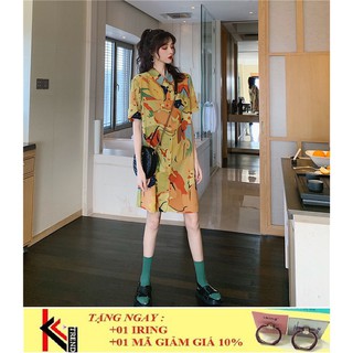 Váy Nữ Đẹp - Tặng 20K Khi Nhập [ PHUK20K1 ] FREESHIP Váy Sơ Mi Thời Trang Hàn Quốc