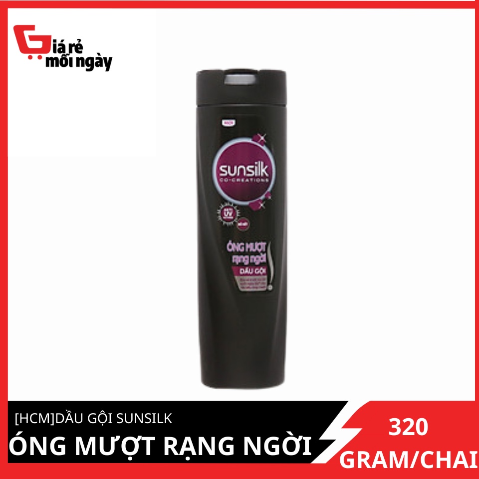 Dầu Gội Sunsilk Đen Óng Mượt 320g