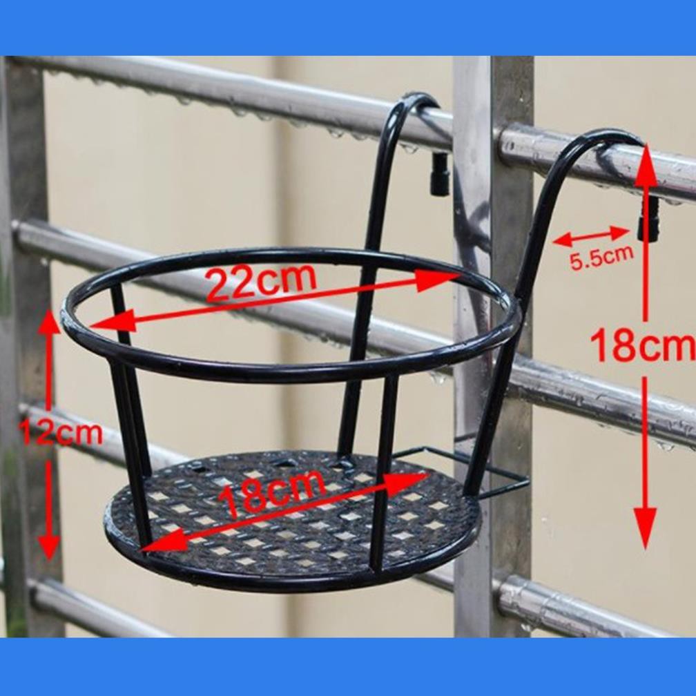 Giá Để Chậu Hoa - Giỏ Treo Chậu Cây Ban Công Chất Liệu Inox 🍀N2 SHOP 🍀