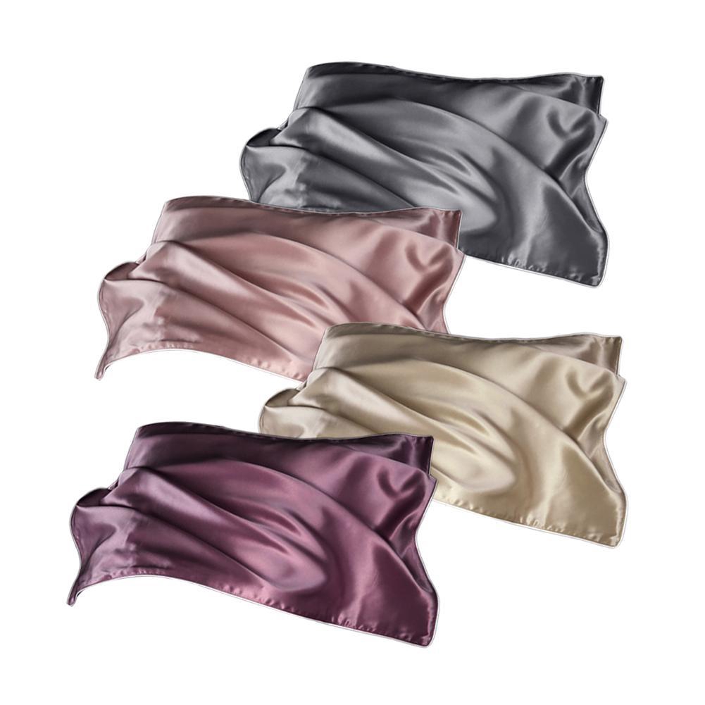 1pc Soft Mulberry Pure Silk Pillowcase Covers Silk Anti-Ageing Beauty P5I8