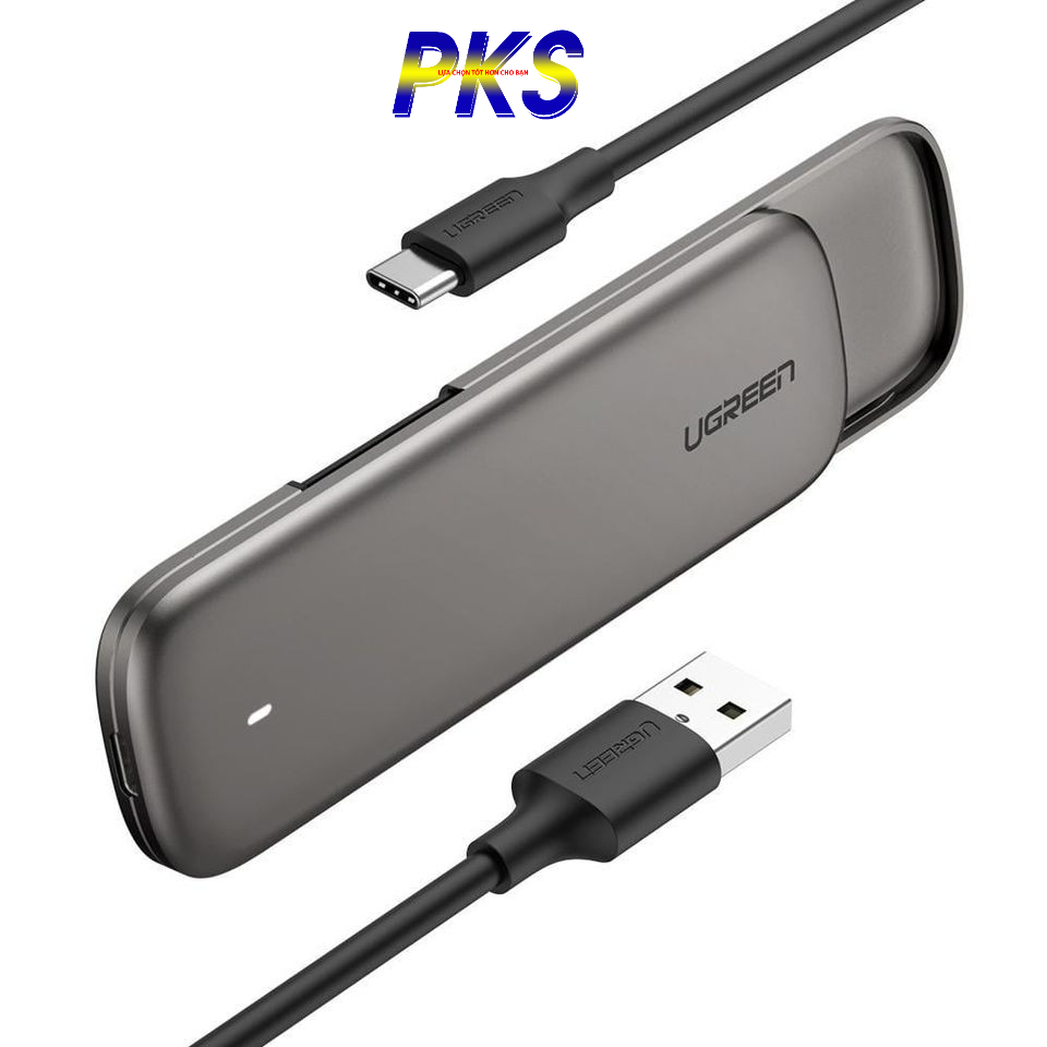 Box đựng ổ cứng SSD M.2 Sata NGFF chuẩn USB 3.0 Ugreen 60355