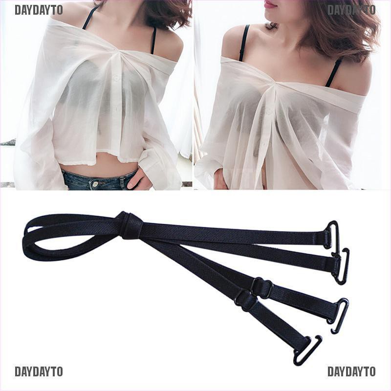 1 Cặp Giá Đỡ Áo Ngực Dây Chéo Chống Trượt Dễ Điều Chỉnh Dành Cho Nữ