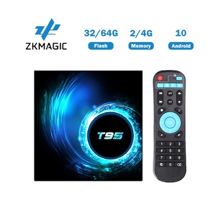 Bộ TV Box ZKMAGIC T95 Zkmagic bluetooth 5.0 2.4g & 5g Wifi 16GB 32GB 64gb 4k lõi tứ cho Android Tivi 