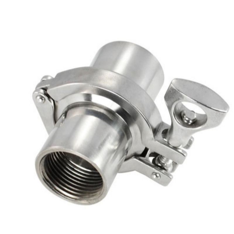 Clamp vi sinh,Khớp nối nhanh , nối ống kim loại, nối ống lò hơi, các loại đường ống cần tháo rời vệ sinh...Fi 21.7_50.8