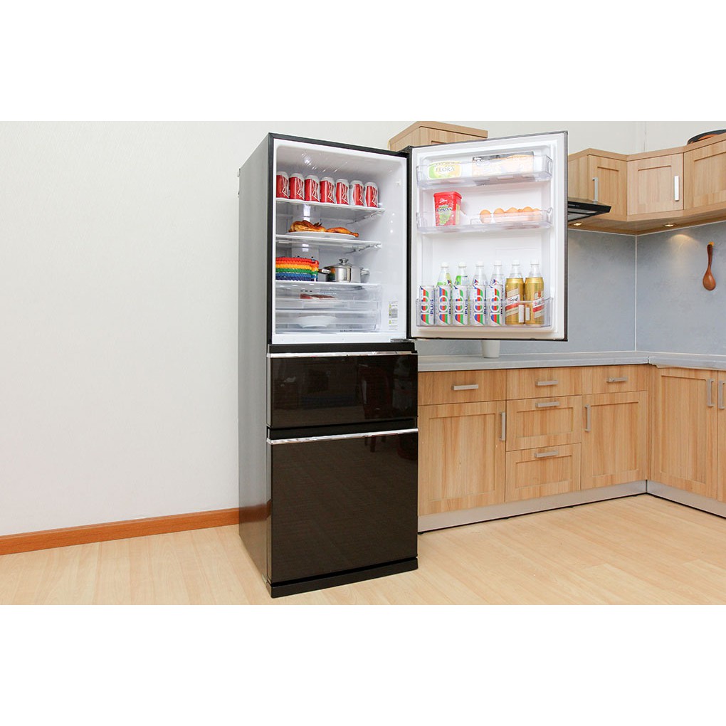 Tủ lạnh Mitsubishi Electric Inverter 272 lít MR-CX35EM-BRW - Hệ thống khử mùi Bộ lọc Carbon, Chức năng làm đá tự động